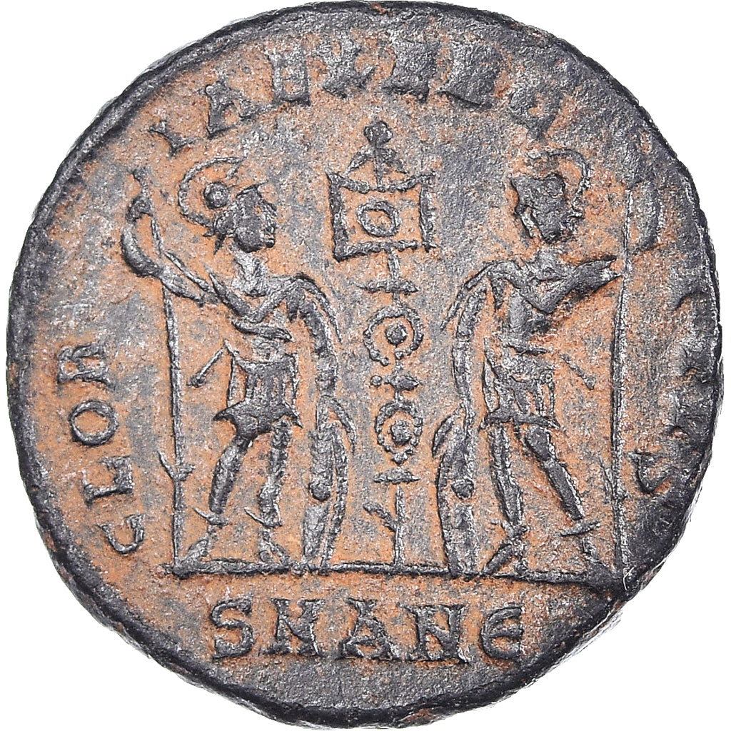 Coin, Constantine II, Follis, 337-347, Antioch, AU(50-53), Bronze, RIC:40