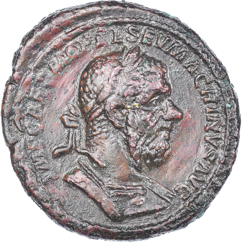 Moneta, Macrinus, As, AD 217-218, Rome, EF(40-45), Brązowy, RIC:174