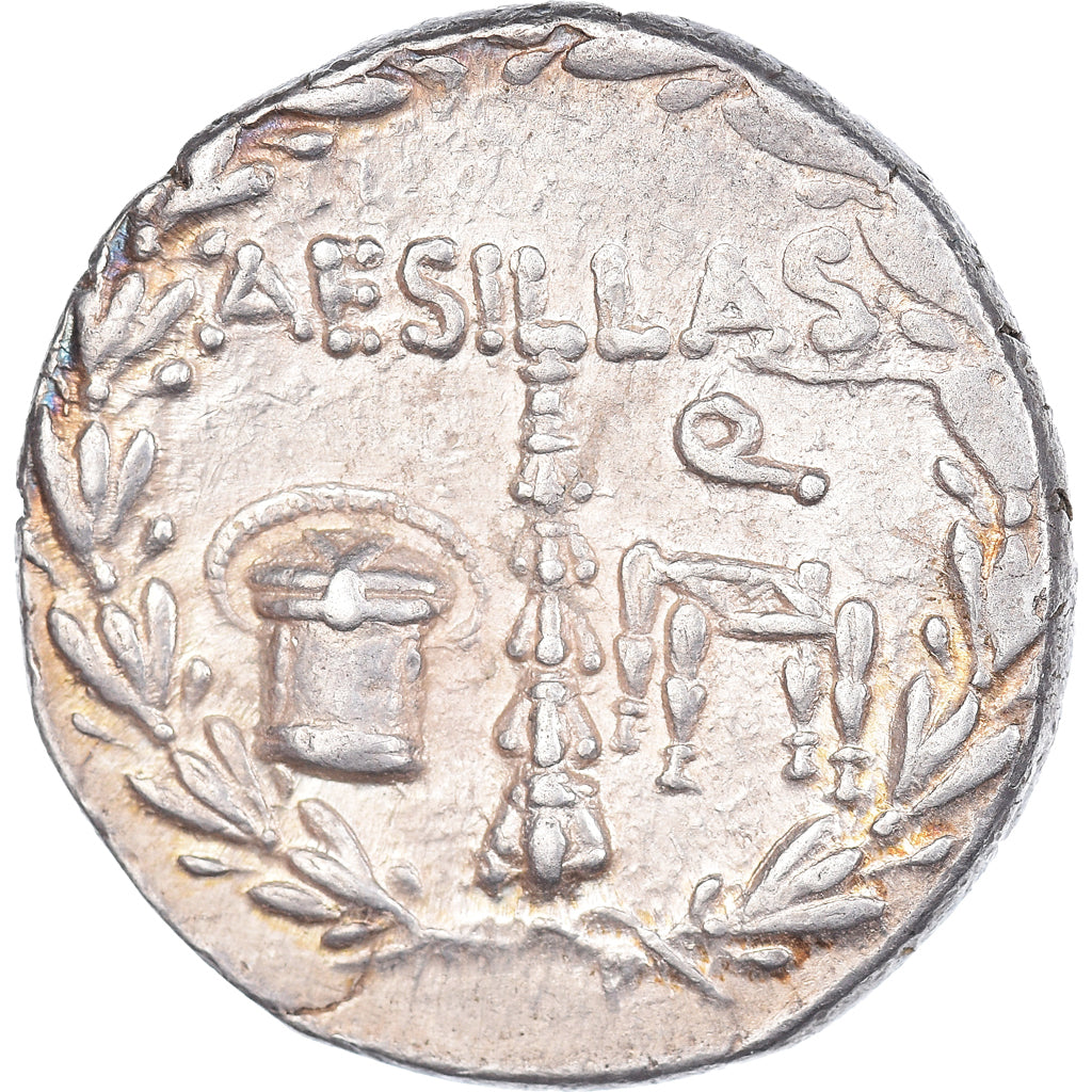 Monnaie, Macedonia (Roman Protectorate), Aesillas Questeur, Tétradrachme, 95-70