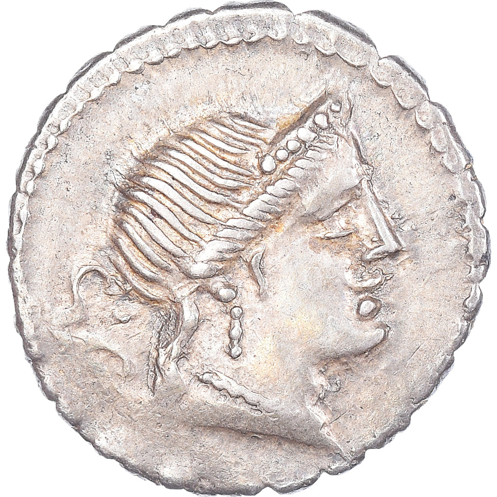 Moneta, Naevia, Denarius Serratus, 79 BC, Rome, SPL-, Argento, Crawford:382/1b