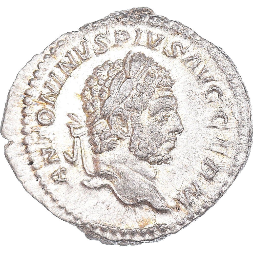 Moneda, Caracalla, Denarius, 214, Rome, EBC, Plata, RIC:240