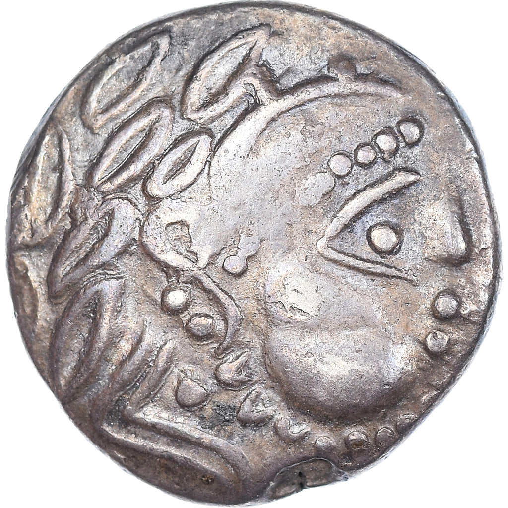 Coin, Danubian Celts, Tetradrachm, 2nd century BC, AU(50-53), Silver
