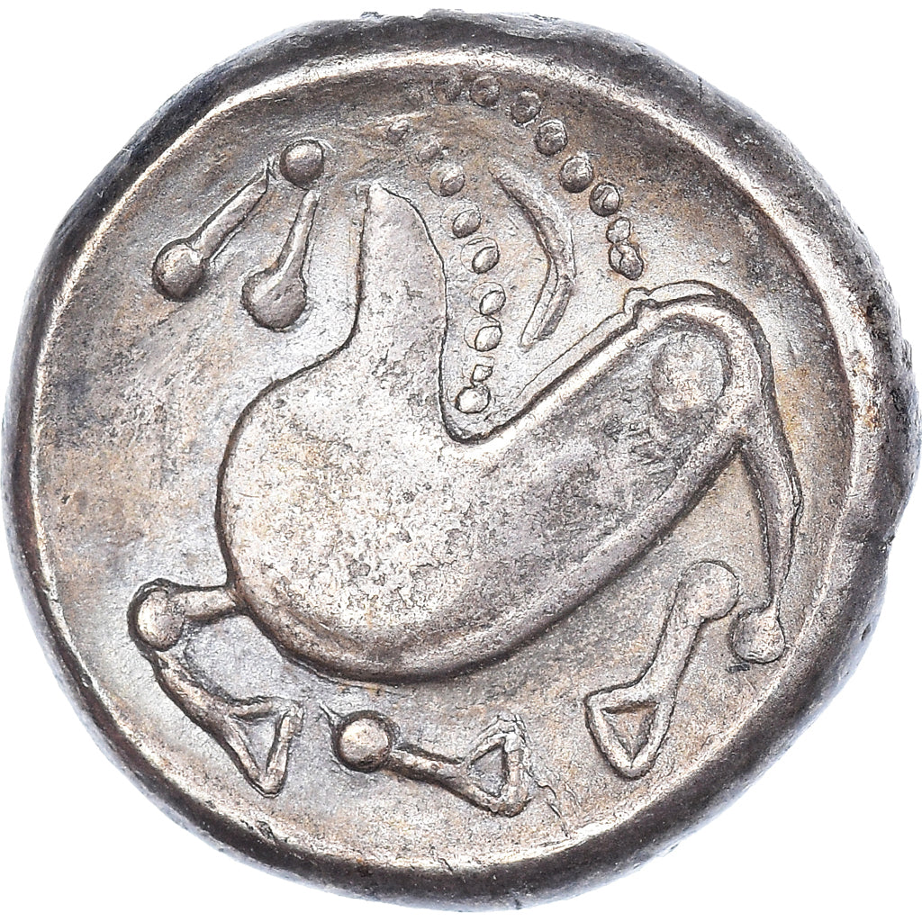 Coin, Danubian Celts, Tetradrachm, 2nd century BC, AU(50-53), Silver