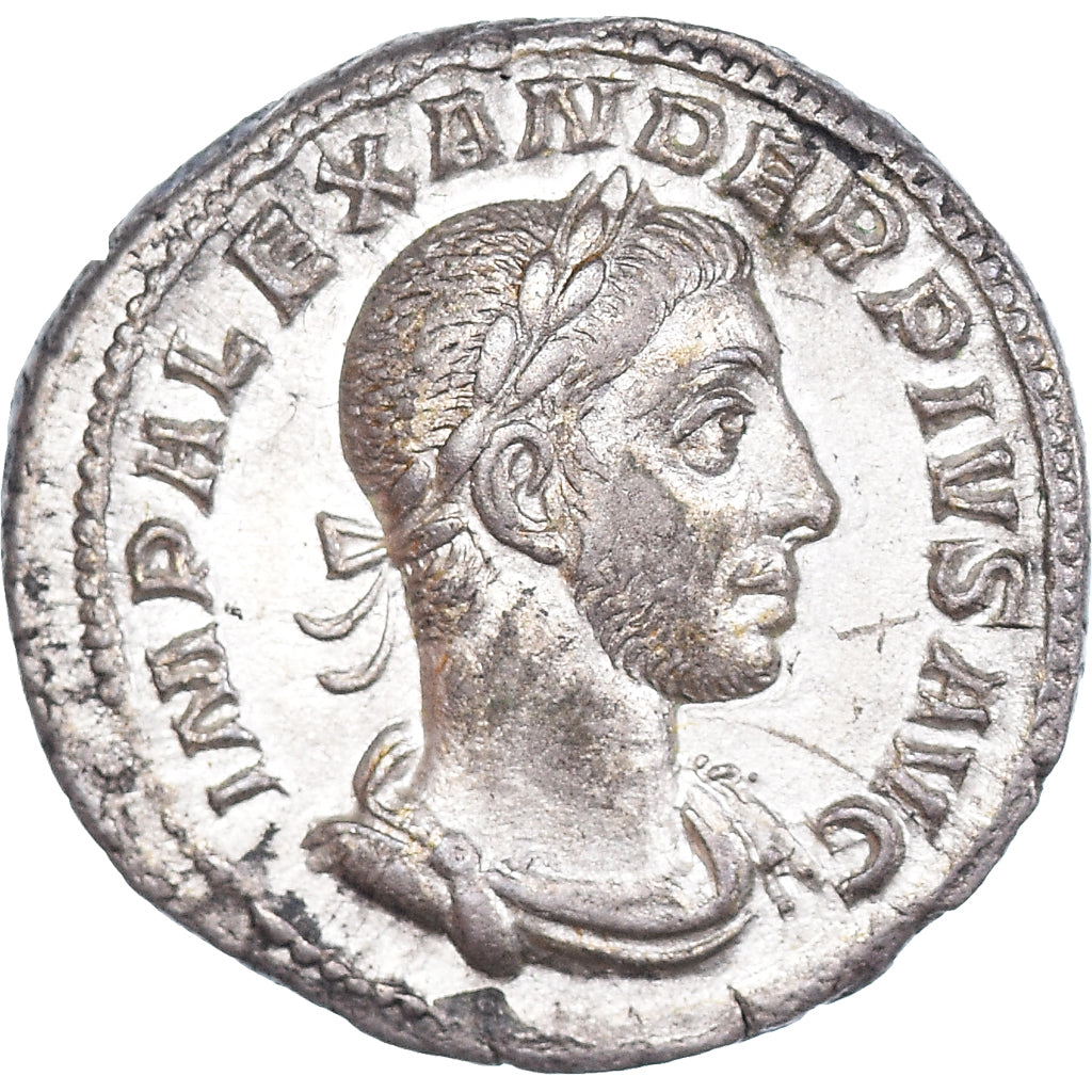 Coin, Severus Alexander, Denarius, AD 232, Rome, AU(50-53), Silver, RIC:239