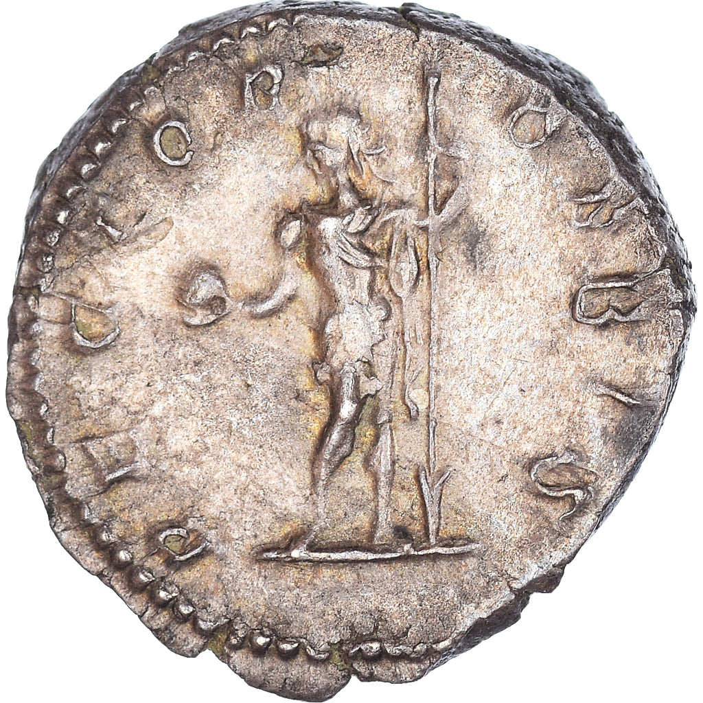 Moneta, Caracalla, Denarius, 201-206, Rome, AU(55-58), Srebro, RIC:141