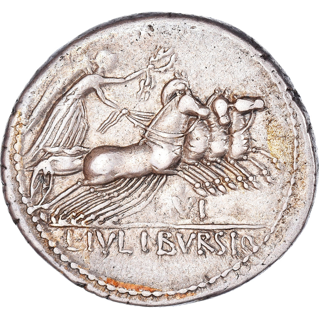 Coin, Julia, Denarius, 85 BC, Rome, AU(50-53), Silver, Crawford:352/1c