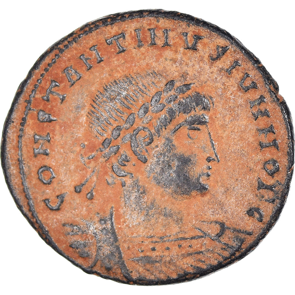 Monnaie, Constantin II, Follis, 333-335, Alexandrie, TTB, Bronze, RIC:59