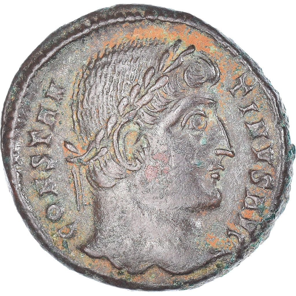 Monnaie, Constantin I, Follis, 327-328, Cyzique, TTB+, Bronze, RIC:51