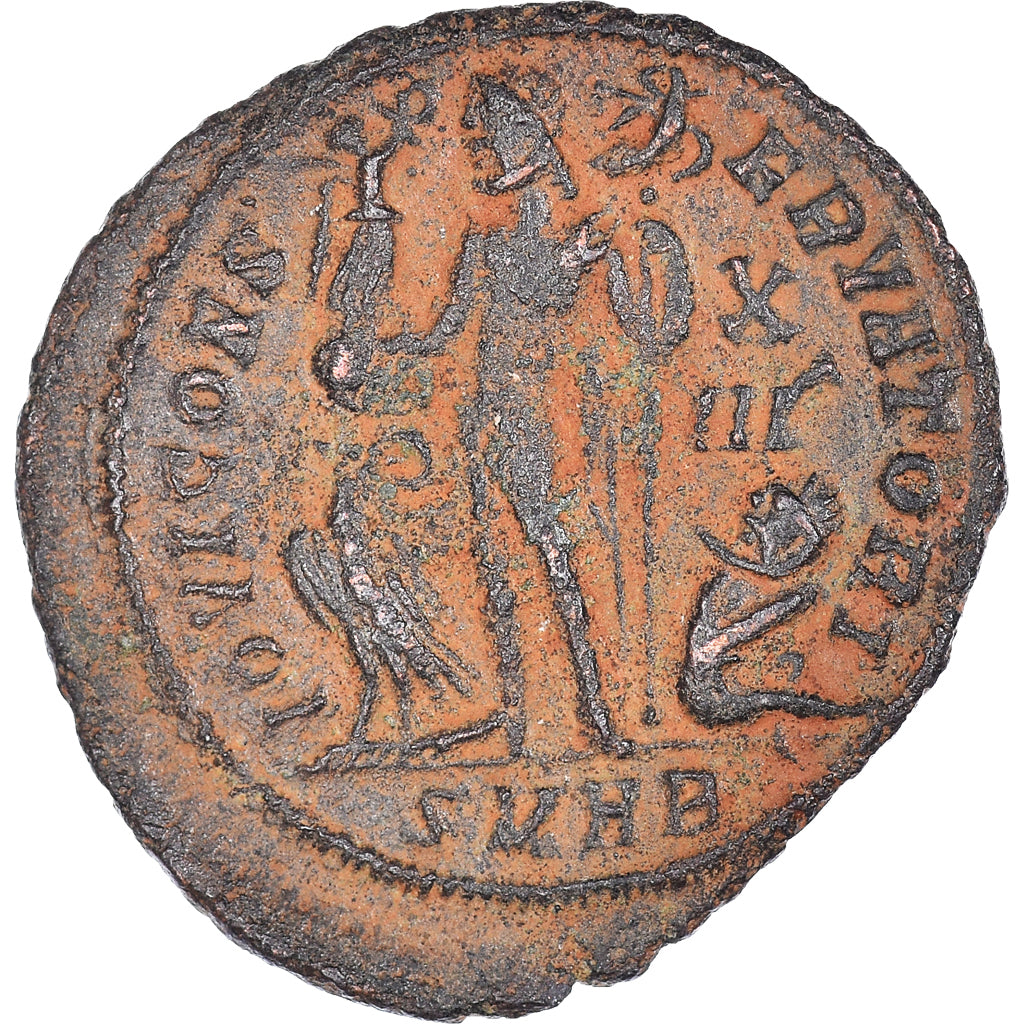 Moneta, Licinius I, Follis, 321-324, Heraclea, EF(40-45), Brązowy, RIC:52