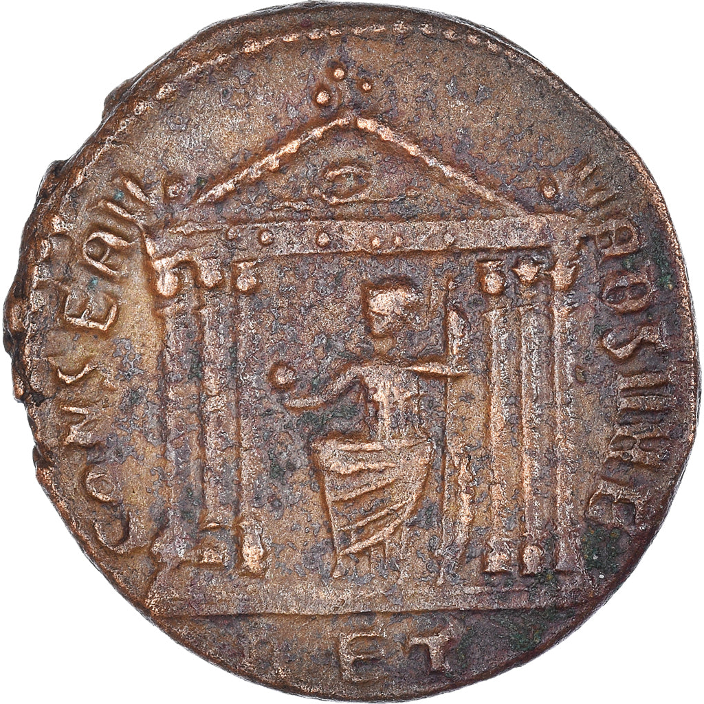 Moneta, Maxentius, Follis, AD 310-311, Rome, EF(40-45), Brązowy, RIC:258
