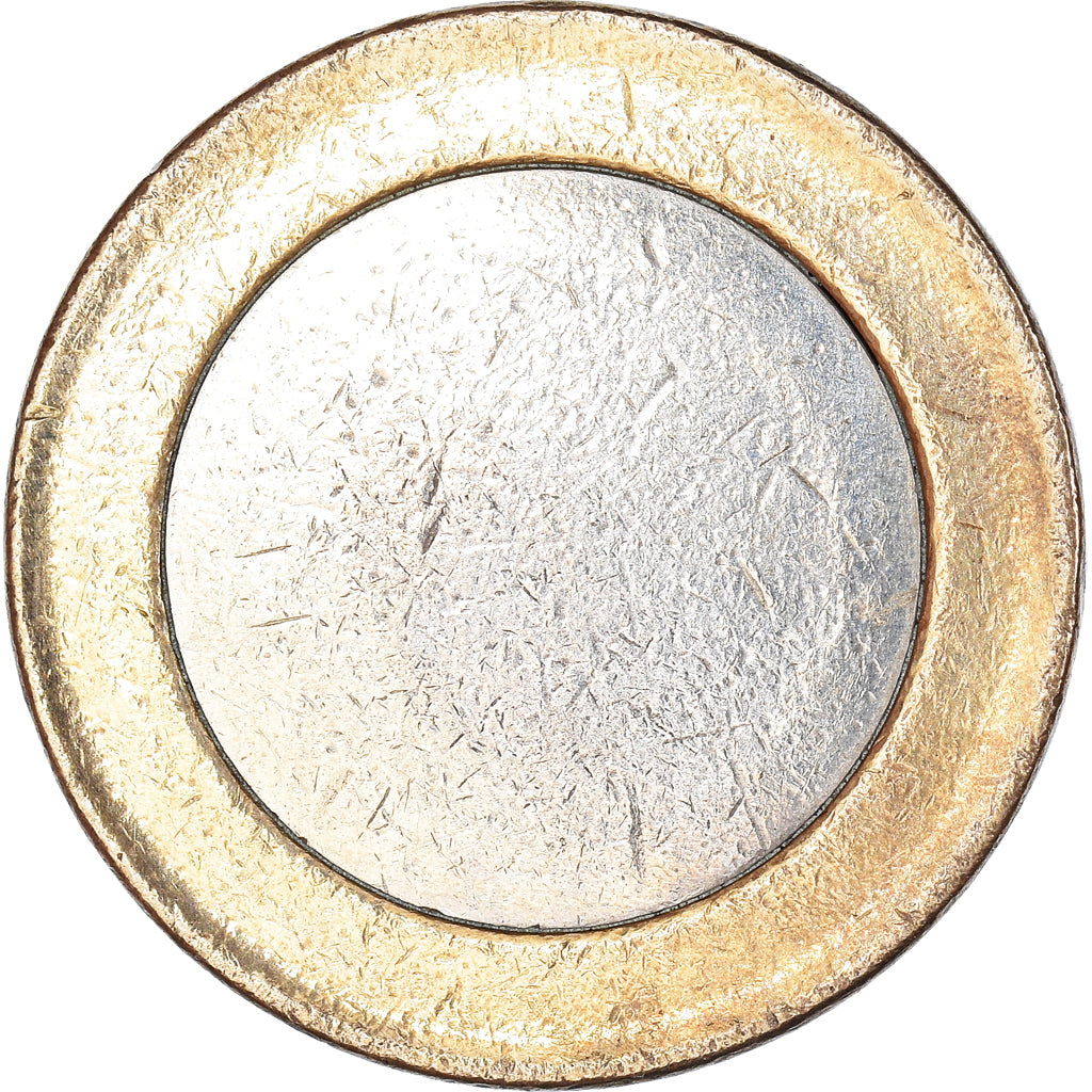 European Union, 1 Euro, Blank planchet, AU(55-58), Bi-Metallic