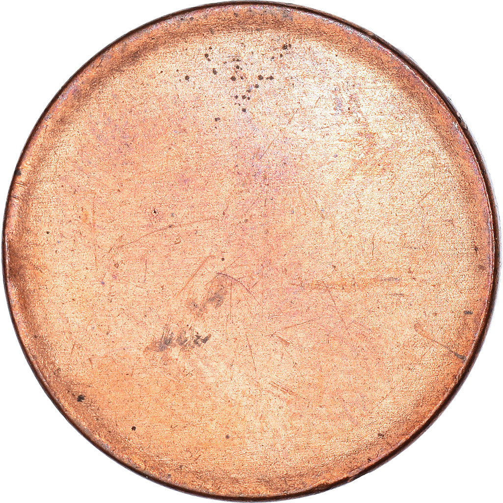 European Union, 5 Euro Cent, Blank planchet, AU(55-58), Copper Plated Steel