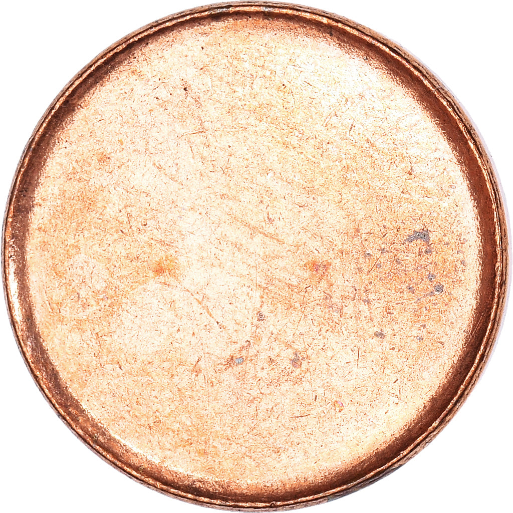 European Union, Euro Cent, Blank planchet, AU(55-58), Copper Plated Steel
