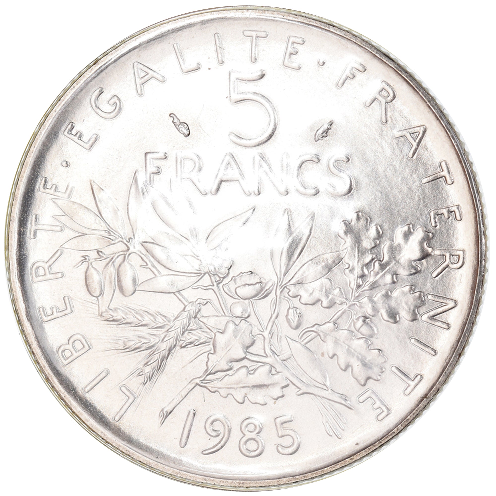 Monnaie, France, Semeuse, 5 Francs, 1985, Paris, FDC, Nickel Clad Copper-Nickel
