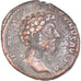 Coin, Marcus Aurelius, As, 162-163, Rome, EF(40-45), Bronze, RIC:847