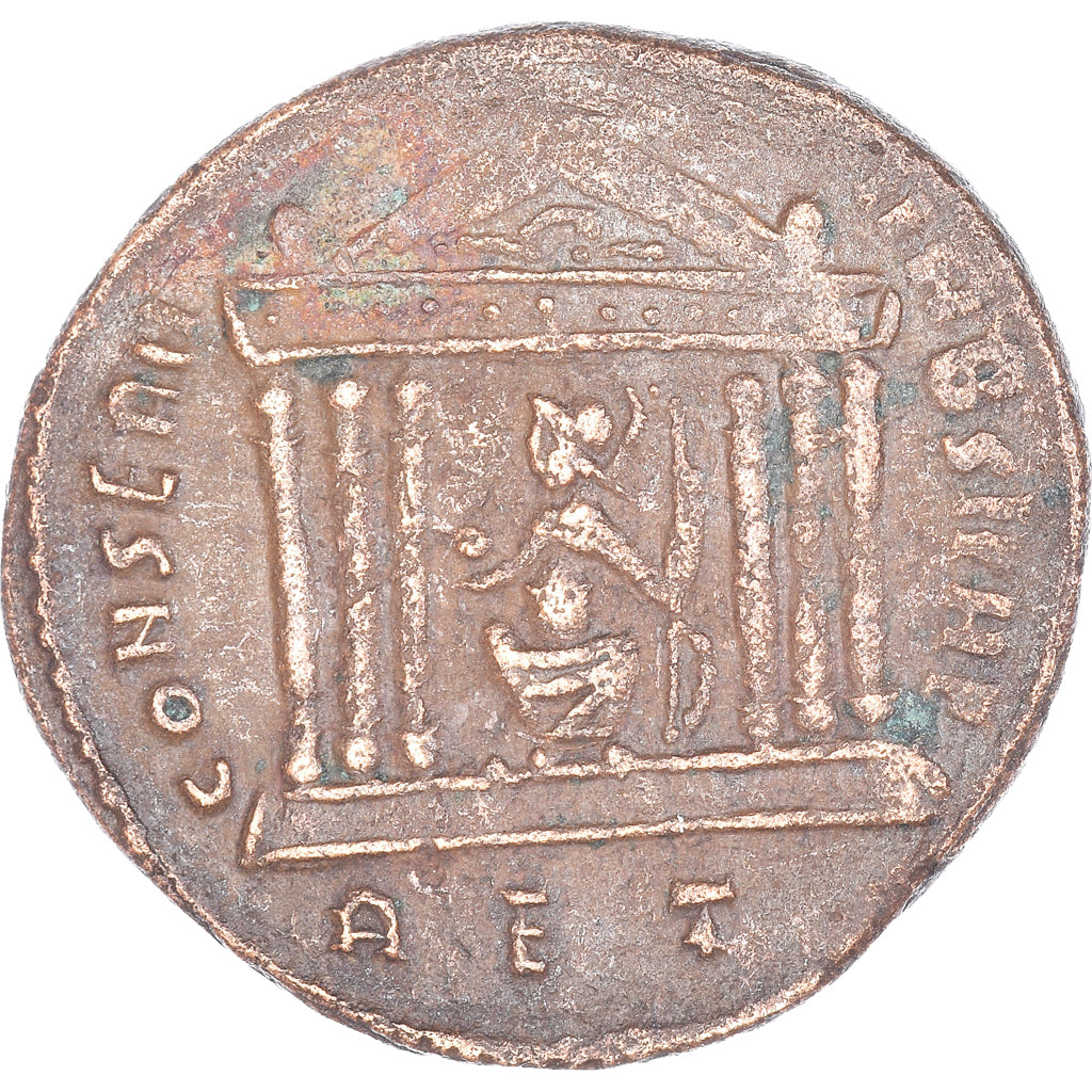 Coin, Maxentius, Follis, AD 310-311, Rome, EF(40-45), Bronze, RIC:258