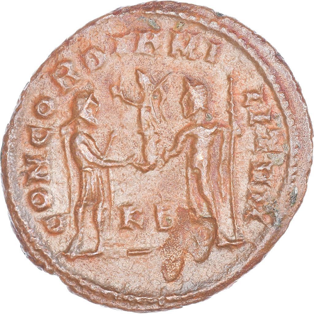 Coin, Constantius I, Fraction Æ, 295-299, Kyzikos, EF(40-45), Bronze, RIC:19a