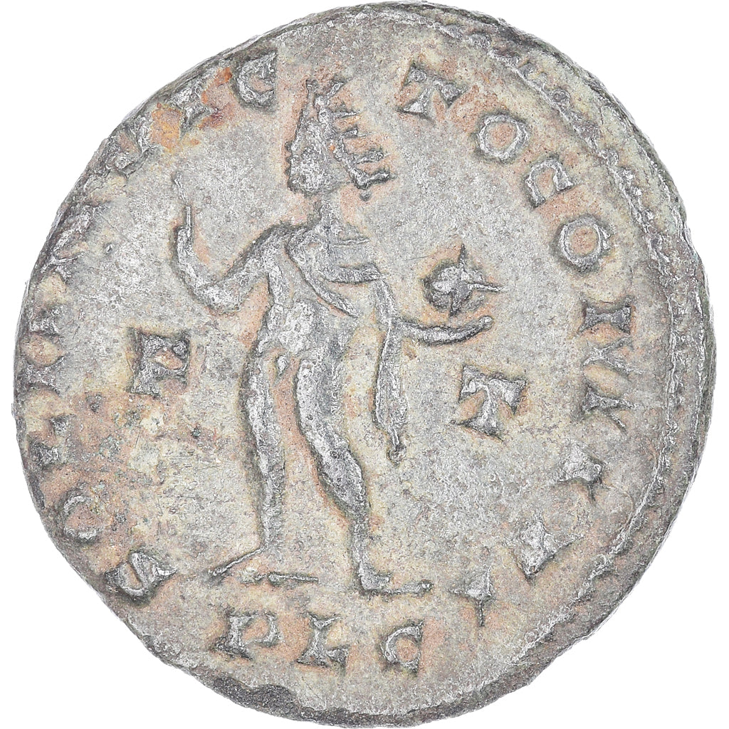 Moneta, Constantine I, Follis, 309-310, Lyon - Lugdunum, BB, Bronzo, RIC:308
