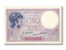 Banconote, Francia, 5 Francs, 5 F 1917-1940 ''Violet'', 1927, 1927-10-12, SPL-