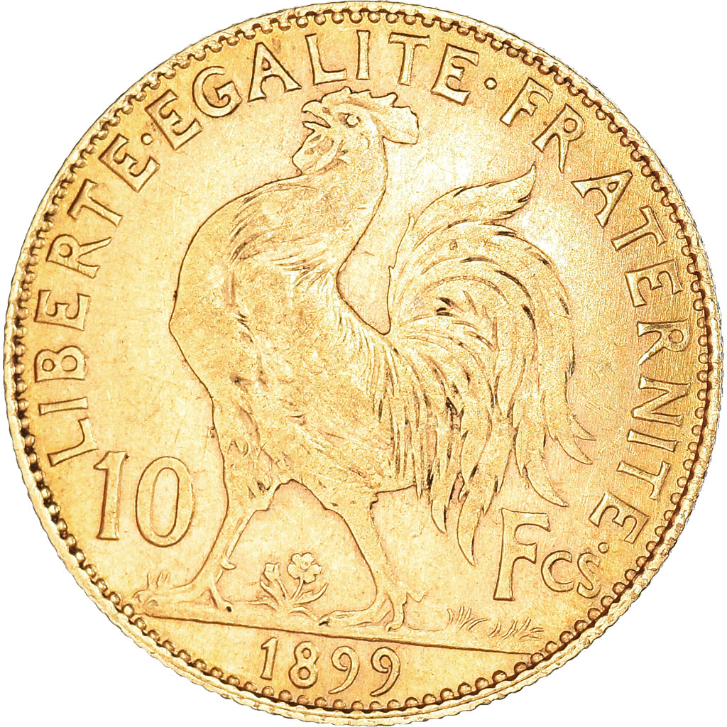 Münze, Frankreich, Marianne, 10 Francs, 1899, Paris, SS, Gold, KM:846