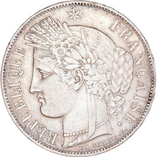 Moneta, Francia, Cérès, 5 Francs, 1850, Paris, BB, Argento, KM:761.1