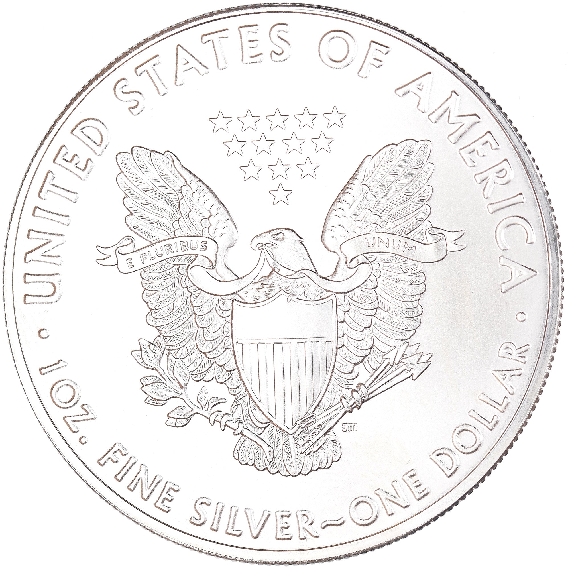 Coin, United States, Silver Eagle, Dollar, 2016, Philadelphia, Colourized