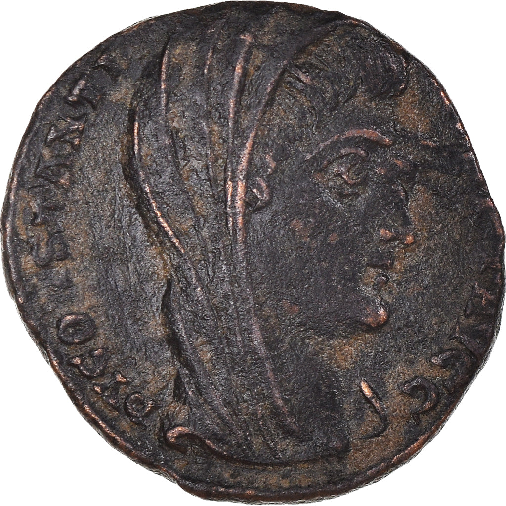 Coin, Constantine II, Nummus, 337-347, Antioch, EF(40-45), Bronze, RIC:39