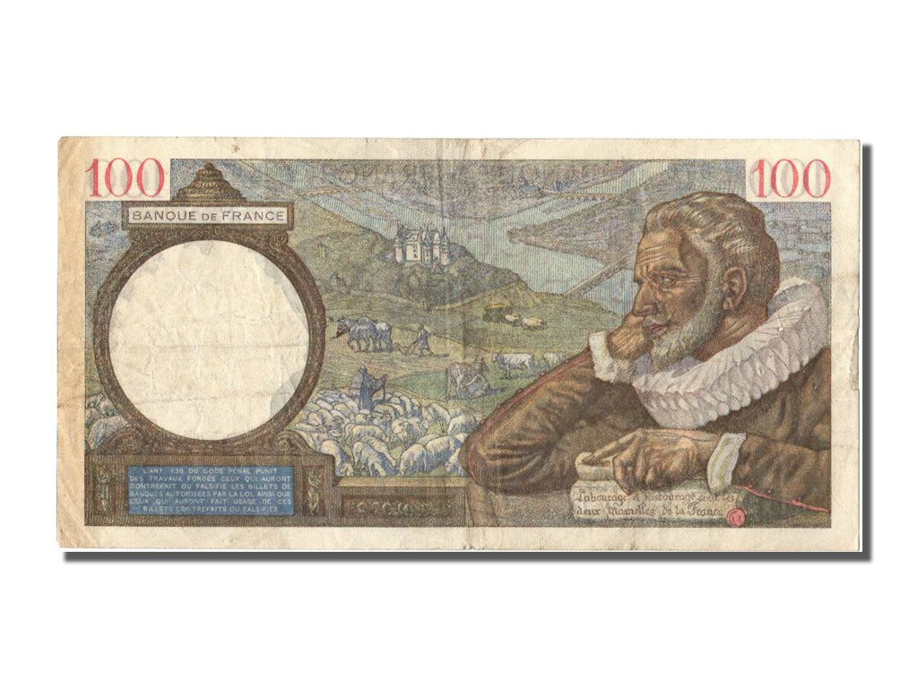Billete, Francia, 100 Francs, 100 F 1939-1942 ''Sully'', 1939, 1939-09-14, MBC