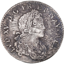 Moneta, Francia, Louis XV, XX Sols, 1719, Paris, MB+, Argento, Gadoury:295