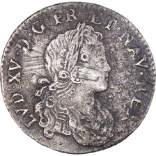 Moneta, Francja, Louis XV, XX Sols, 1719, Paris, VF(30-35), Srebro, Gadoury:295
