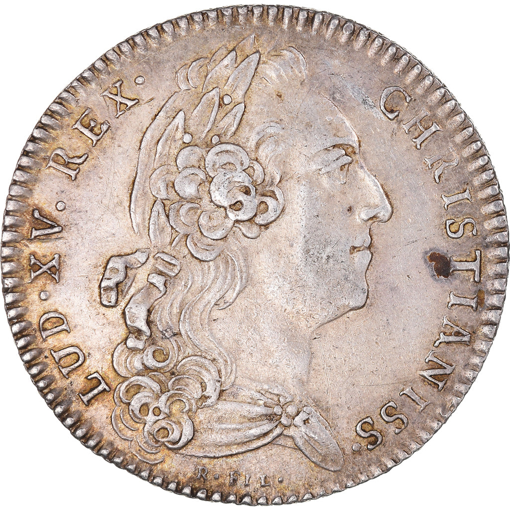 Francia, zeton, Louis XV, États de Bretagne, États de Rennes, 1772, MBC+