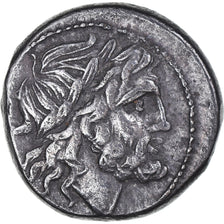 Moeda, Anonymous, Victoriatus, 211-208 BC, Sicily, AU(50-53), Prata