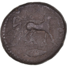 Moneta, Bruttium, Anaxilas, Tetradrachm, 478-476 BC, Rhegion, MB+, Argento, HN