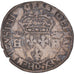 Moneta, Francia, Henri IV, Douzain, 1592, Clermont-Ferrand, Very rare, BB