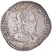 Moeda, França, Henri III, Teston, 1575, Bordeaux, VF(30-35), Prata