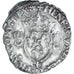 Moneda, Francia, Henri II, Douzain aux croissants, 1551, Caen, MBC, Vellón