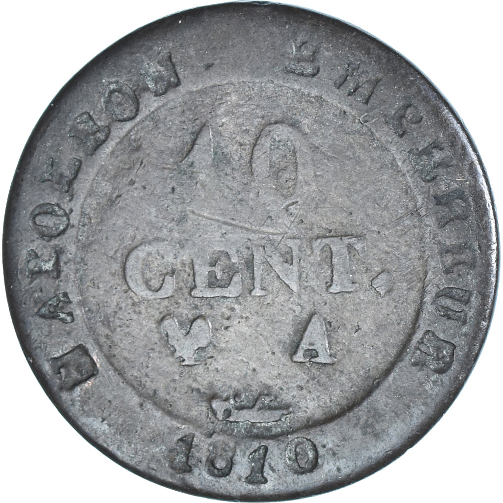 Monnaie, France, Napoleon I, 10 Centimes, 1810, Paris, Faux d'époque, TB