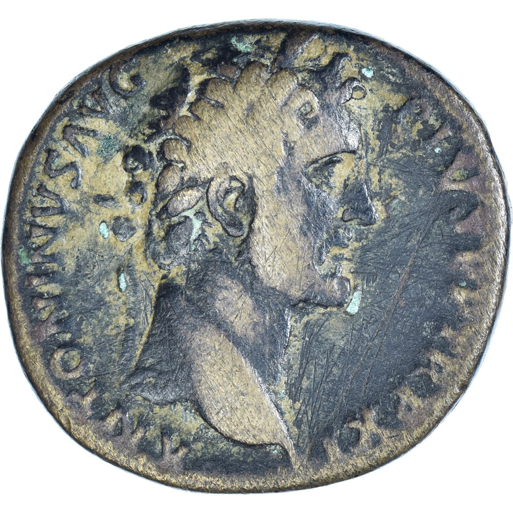 Moeda, Antoninus Pius, Sestertius, 147-148, Rome, VF(30-35), Bronze, RIC:840