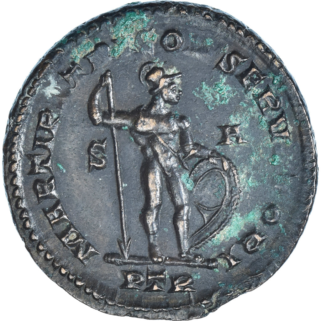 Coin, Constantine I, Follis, AD 307, Trier, AU(50-53), Bronze, RIC:725