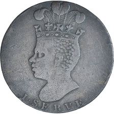 Moneta, Barbados, Penny, 1788, MB+, Rame, KM:Tn5