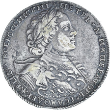 Coin, Russia, Peter I, Rouble, 1723, Moscow, VF(30-35), Silver, KM:162.3