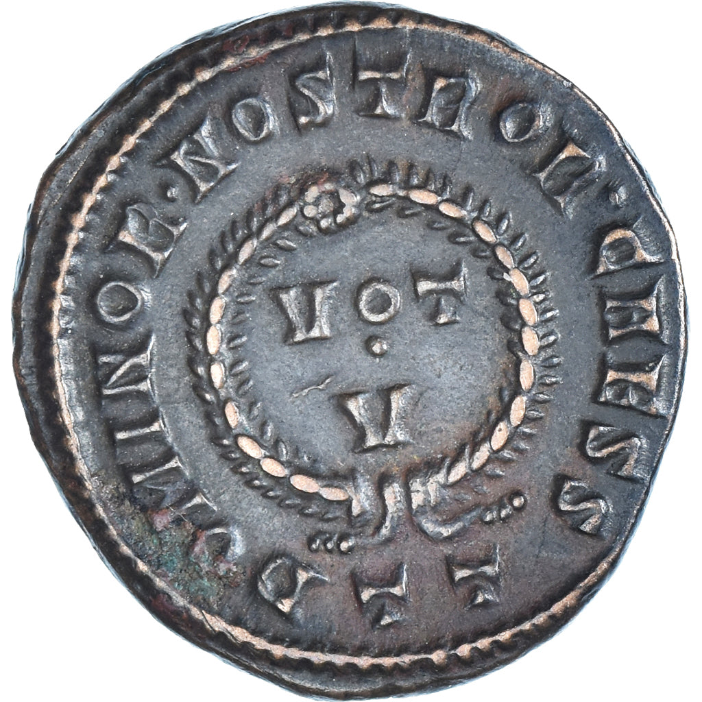 Coin, Constantine II, Follis, 320-321, Ticinum, AU(50-53), Bronze, RIC:154