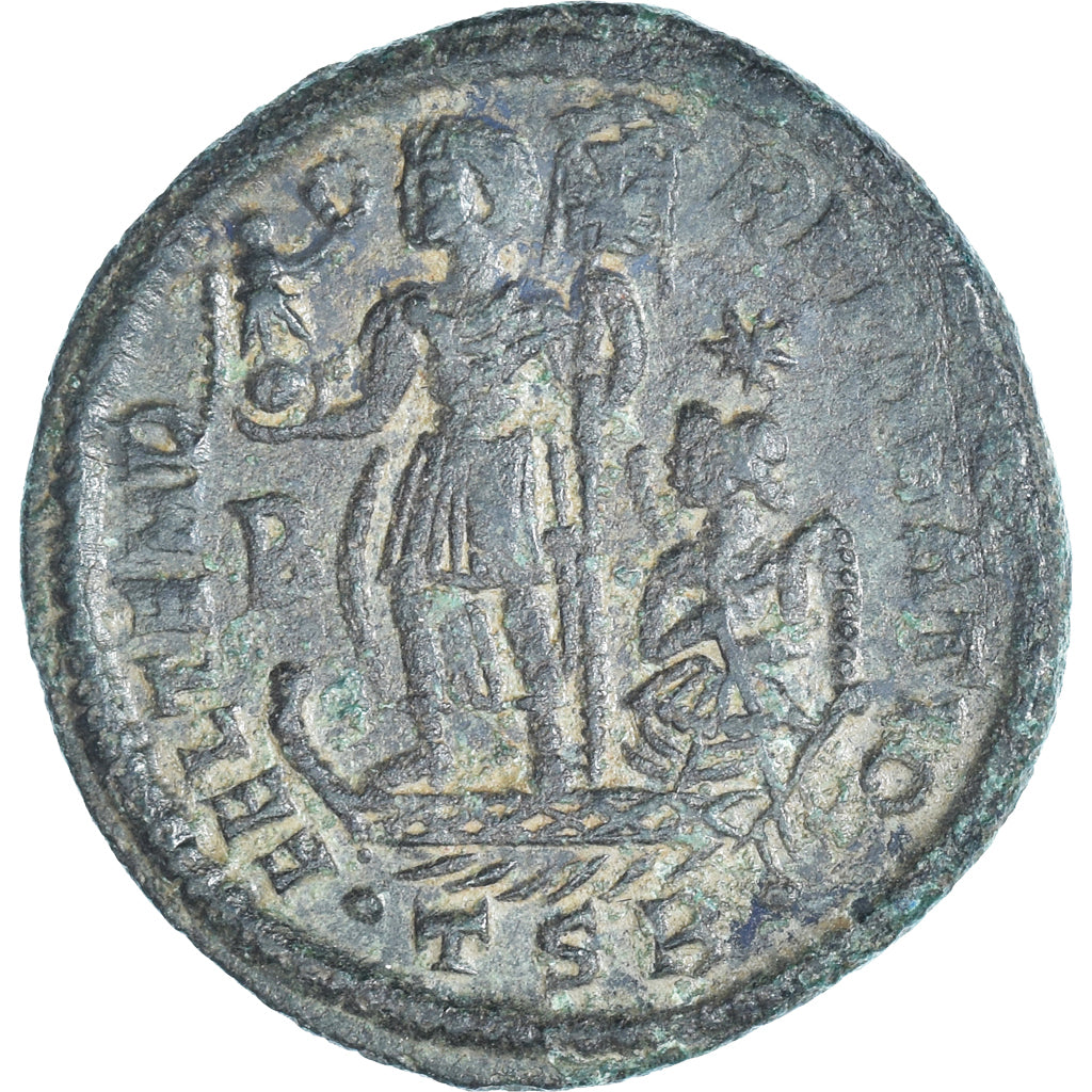 Monnaie, Constance II, Follis, 350, Thessalonique, TB+, Bronze, RIC:133