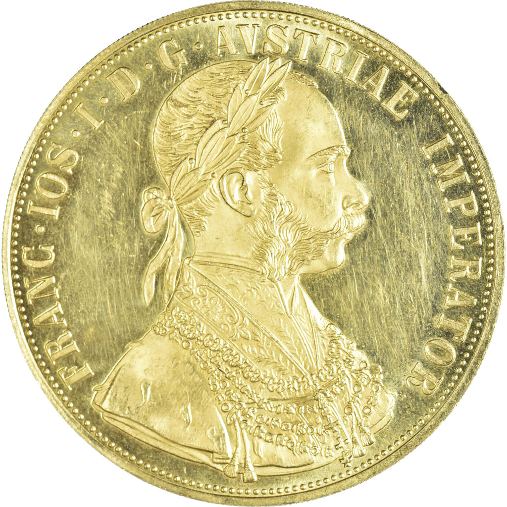 Münze, Österreich, Franz Joseph I, 4 Ducat, 1915, Vienne, Official restrike