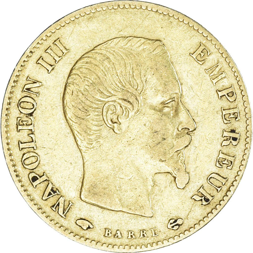 Monnaie, France, Napoleon III, 10 Francs, 1859, Paris, TTB, Or, Gadoury:1014