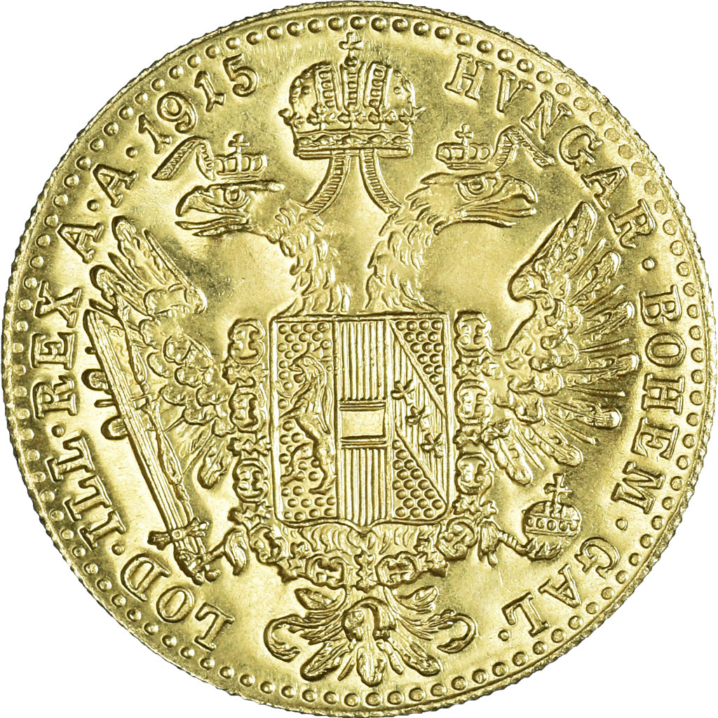 Moneta, Austria, Franz Joseph I, Ducat, 1915, Restrike, SPL+, Oro, KM:2267