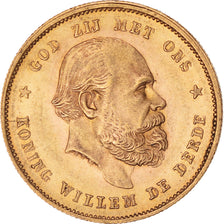 Monnaie, Pays-Bas, William III, 10 Gulden, 1877, SUP, Or, KM:106