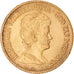 Coin, Netherlands, Wilhelmina I, 10 Gulden, 1912, AU(55-58), Gold, KM:149