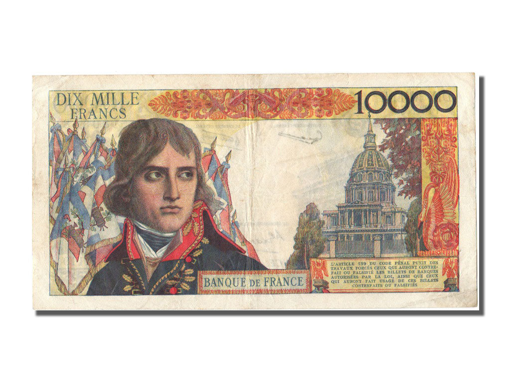 France, 10,000 Francs, 100 NF 1959-1964 ''Bonaparte'', 1958, KM #136b,...