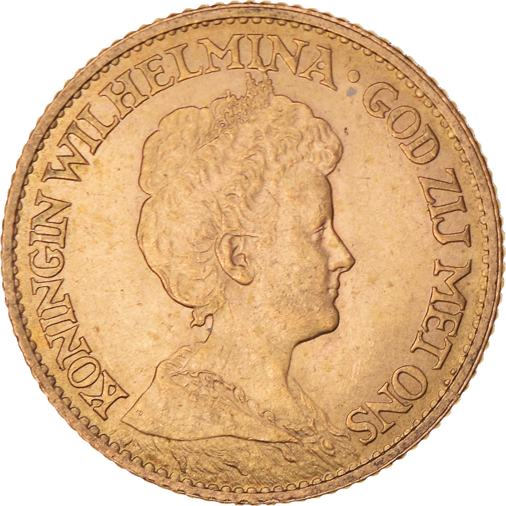 Monnaie, Pays-Bas, Wilhelmina I, 10 Gulden, 1912, SUP+, Or, KM:149